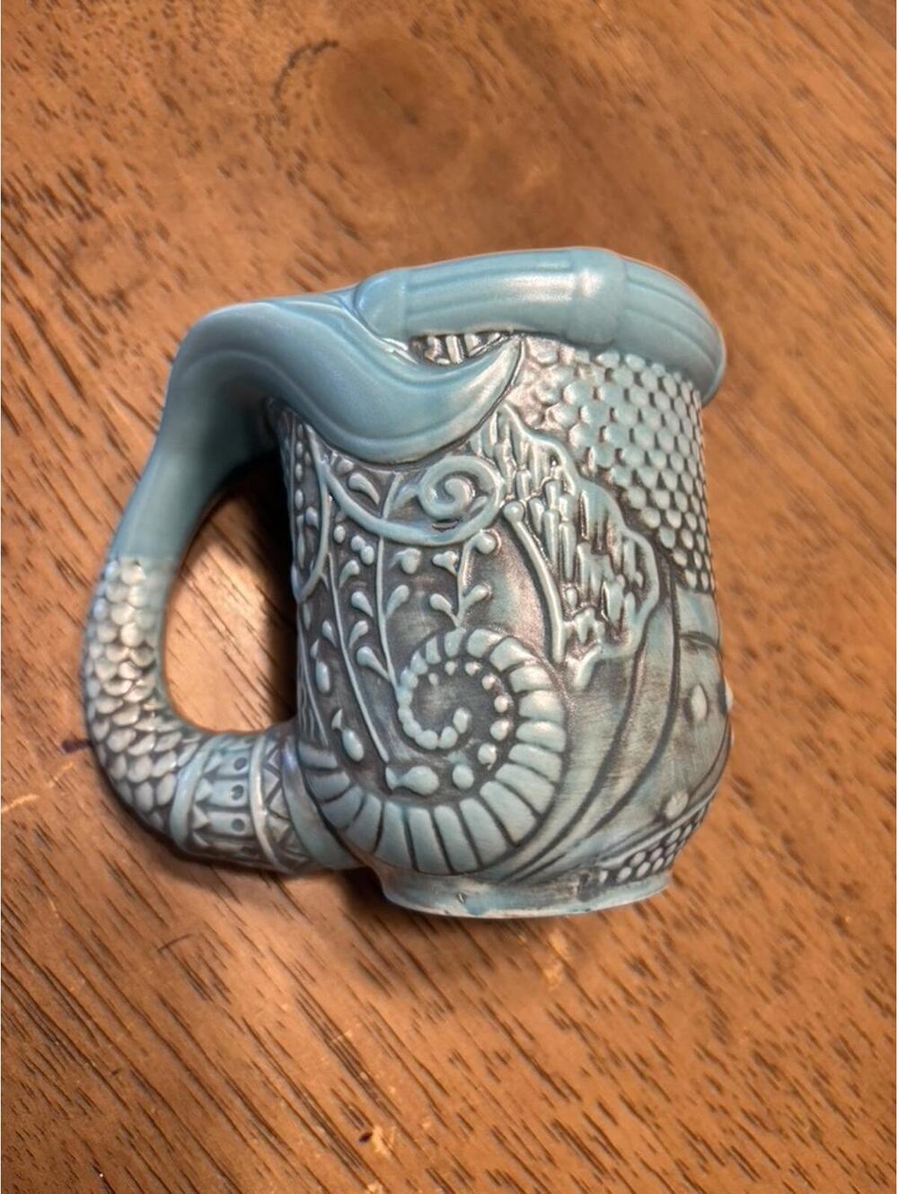 Disney Parks The Little Mermaid Ariel Nautical Art Nouveau Mug New